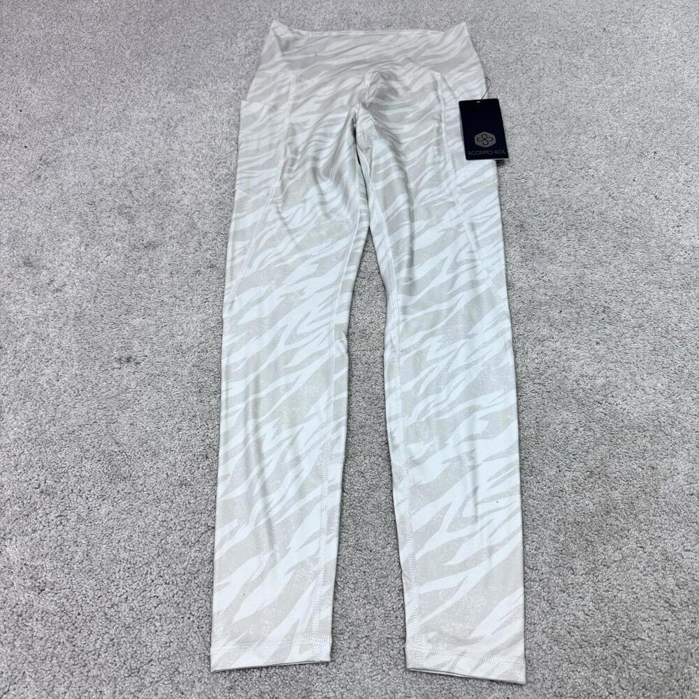 Scorpio Sol Leggings Beige Pull On Pockets Women’s Size Small NWT